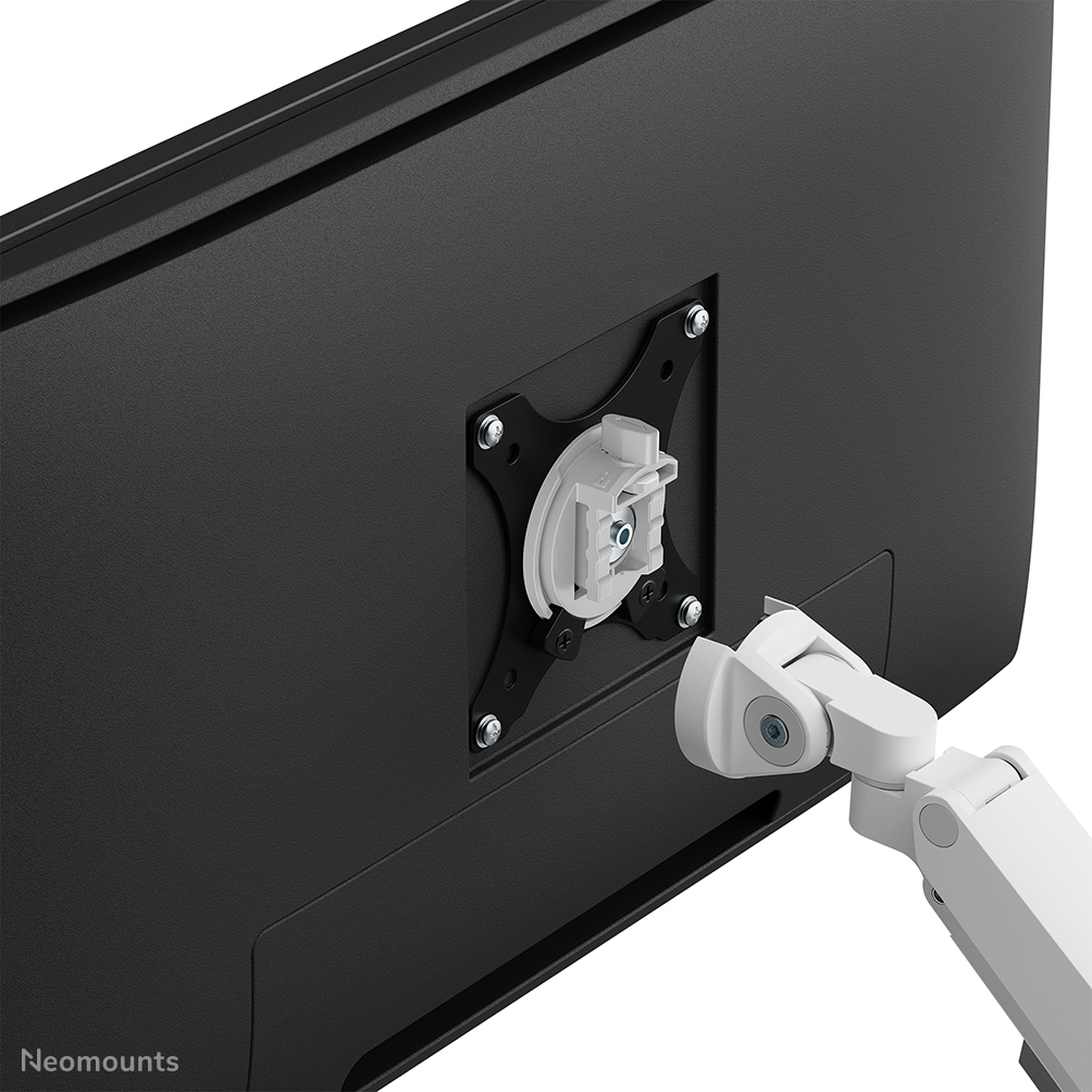 Neomounts DS70-250WH1 Braccio per monitor 17-35" - molla a gas - Topfix - 180°-stop